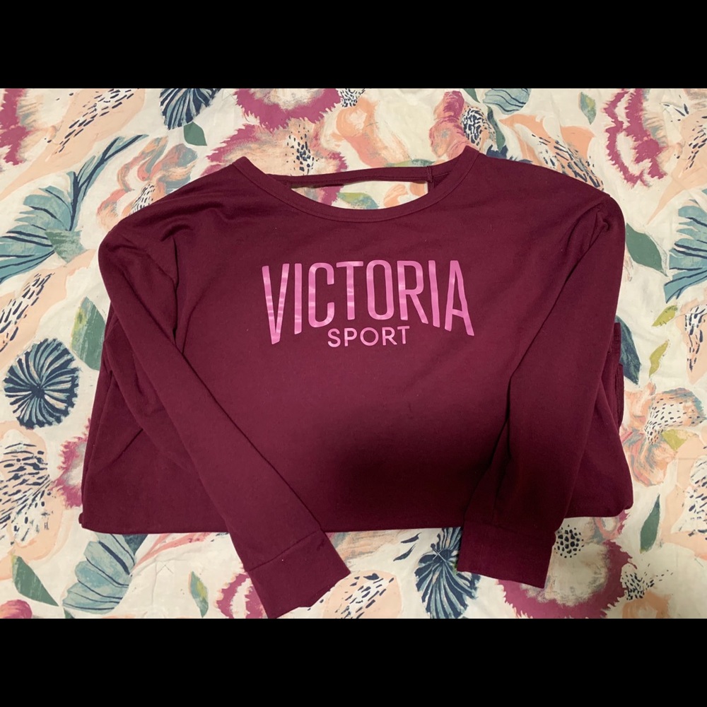 NWOT Victoria Secret Sport Open Back Sweater